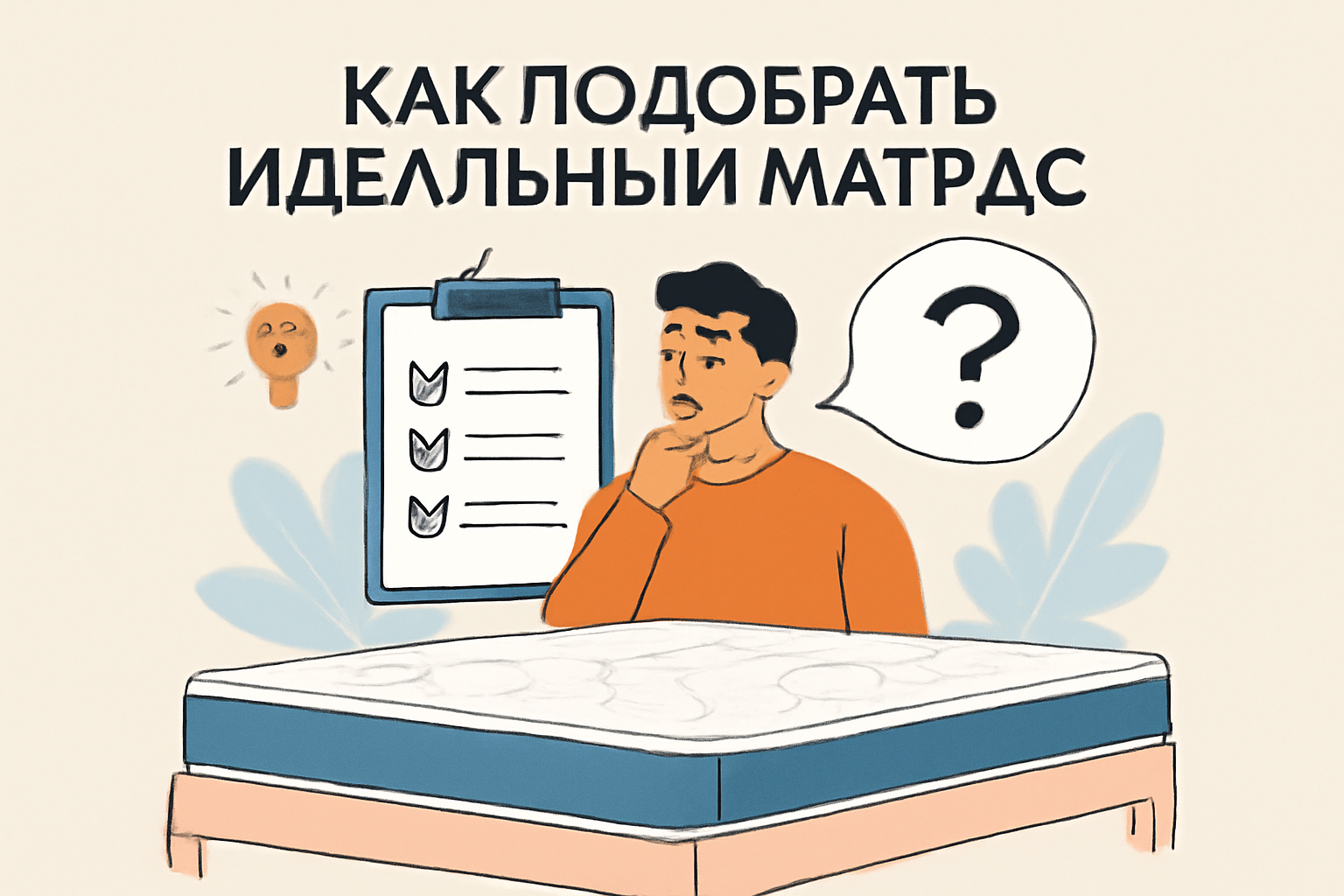 Как подобрать идеальный матрас